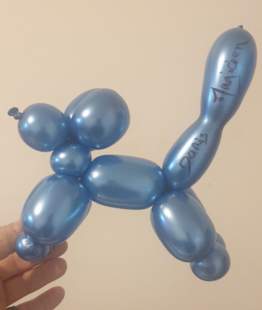 Chien sculpture ballon Chien sculpture sur ballon