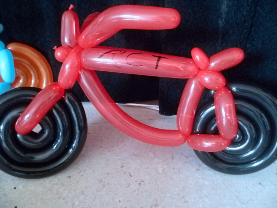 Velo sculpture ballon Velo sculpture ballon